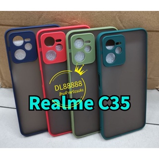 C35 ✨เคสขอบนิ่มหลังแข็งขุ่นคลุมกล้องFor A36 A76 Realme 9i / Narzo 50A Prime / Realme 9 Pro Plus / C30 C30s C55 C53