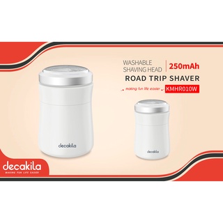 decakila รุ่น รุ่น KMHR010W เครื่องโกนหนวดไฟฟ้าขนาดเล็กแบบพกพา (Portable trip shaver) แบตเตอรี่ลิเธียมไอออน 250mAh