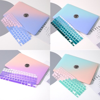 เคสไล่โทนสี พร้อมตัวป้องกันคีย์บอร์ด สําหรับ MacBook Air 13 15 Pro 13 14 16 นิ้ว A2941 A2779 A2780 A2485 A2338 A2681 M2 A2337 A2442 M1 Chip A2179 A2251 A2289 A1466 2022 2023