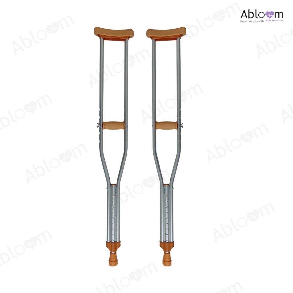 ไม้เท้าค้ำยัน-ไม้ค้ำยัน-รักแร้-อลูมิเนียม-ขายเป็นคู่-underarm-aluminum-crutch-1-pair