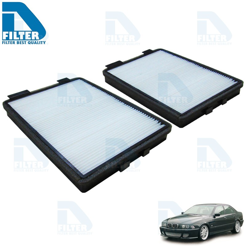 กรองแอร์-bmw-e39-520i-523i-525i-528i-by-d-filter-ไส้กรองแอร์-db013x2