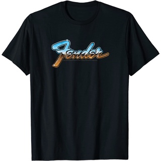 เสื้อยืดโอเวอร์ไซส์เสื้อยืด พิมพ์ลายโลโก้ Chrome FenderS-3XL