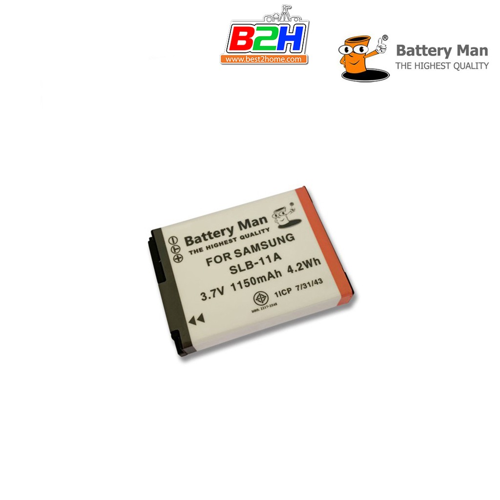 battery-man-for-samsung-slb-11a-รับประกัน-1ปี