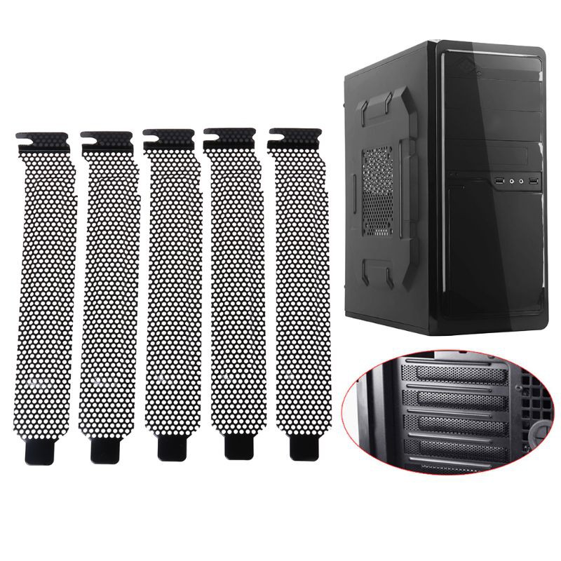 NAMA 5PCS Ventilation Deflector PCI Slot Cover Frame Chassis Bits Block ...