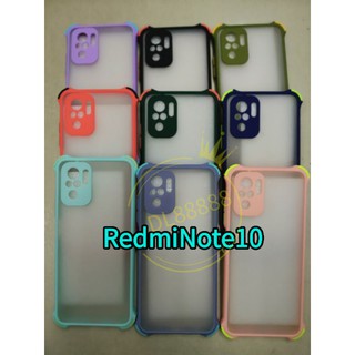 Redmi Note10 🆕พร้​อมส่งใน🇹🇭✨(9สี)เคสขอบนิ่มหลังแข็งขุ่นคลุมกล้องFor  Redmi Note10s / Redmi Note 10 Pro / Redmi Note10Pro