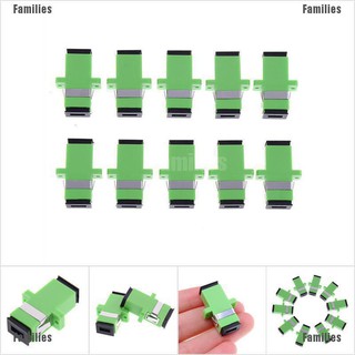 💕Low price💕 10pcs sc apc simplex mode fiber optic adapter sc apc optical fiber coupler