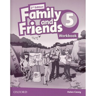 DKTODAY หนังสือแบบฝึกหัด FAMILY &amp; FRIENDS 5:WORKBOOK (2ED)