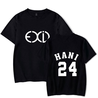 Exid 24 Hani เสื้อยืดลําลองสําหรับผู้ชายผู้หญิง Unisex ผ้าฝ้ายแขนสั้นขนาดใหญ่ 4XL&lt;2022&gt;