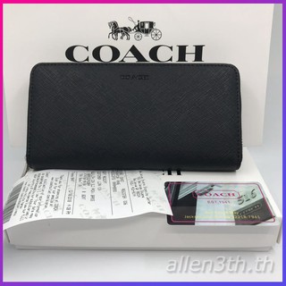 ภาพขนาดย่อของสินค้ากระเป๋าสตางค์ Coach แท้ F74769 กระเป๋าสตางค์ผู้ชาย * กระเป๋าสตางค์ยาว * กระเป๋าเงิน * กระเป๋าตัง