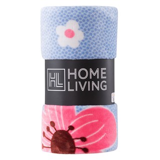 ผ้าห่ม HOME LIVING CHABA สีฟ้า ผ้าห่ม จากแบรนด์ HOME LIVING ผ้าห่มขนาด 50X60 นิ้ว ผลิตจากผ้าโพลีเอสเตอร์ เนื้อผ้าคุณภาพด