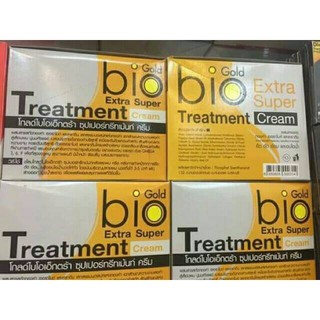 ทรีทเม้น Bio Gold Extra Super Treatment Cream กล่องทอง ยกกล่อง
