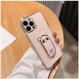 เคสโทรศัพท์มือถือ ป้องกันเลนส์กล้อง ลายหมีน่ารัก หรูหรา สําหรับ Samsung A04 A24 A14 A04s A54 A34 M53 M33 M23 M32 5G