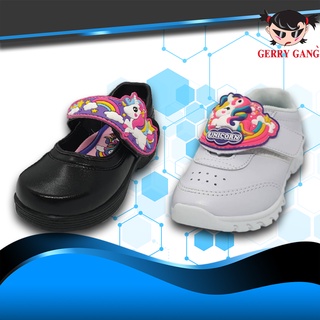 รองเท้านักเรียนหนังดำ รองเท้าผ้าใบ  GERRY GANG รุ่น G-6309 / G-6310