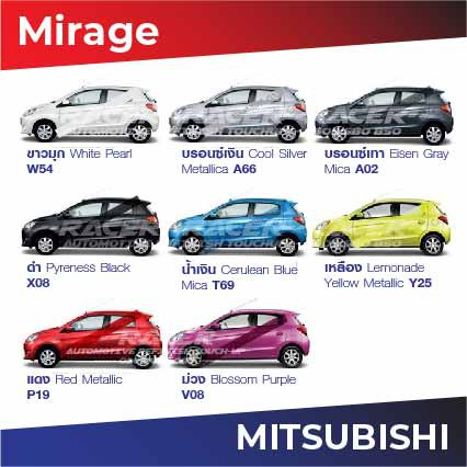สีแต้มรถ-mitsubishi-mirage-รุ่นแรกๆ-มิตซูบิชิ-มิราจ-รุ่นแรกๆ