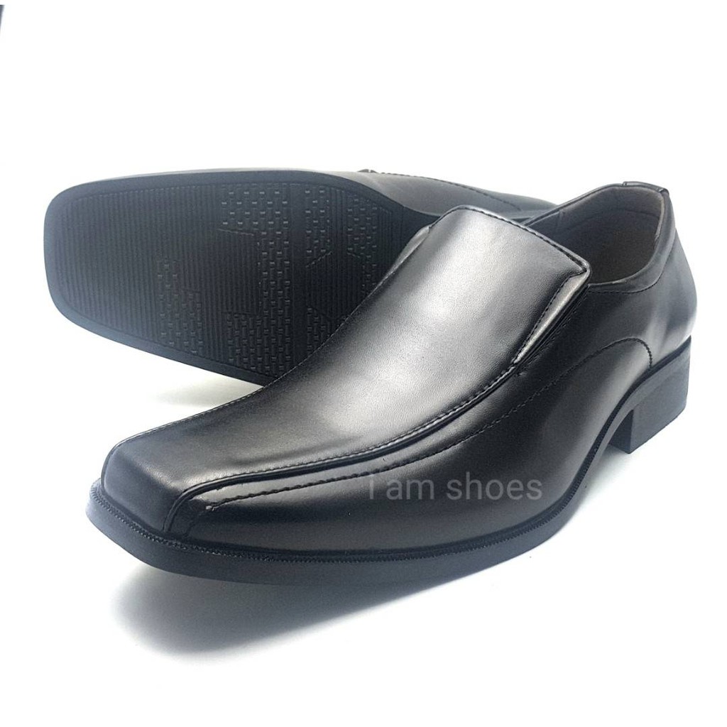 ภาพหน้าปกสินค้าBaoji รองเท้าคัชชูหนังแบบสวม 3385 สีดำ ไซส์39-46 จากร้าน bbrandname บน Shopee