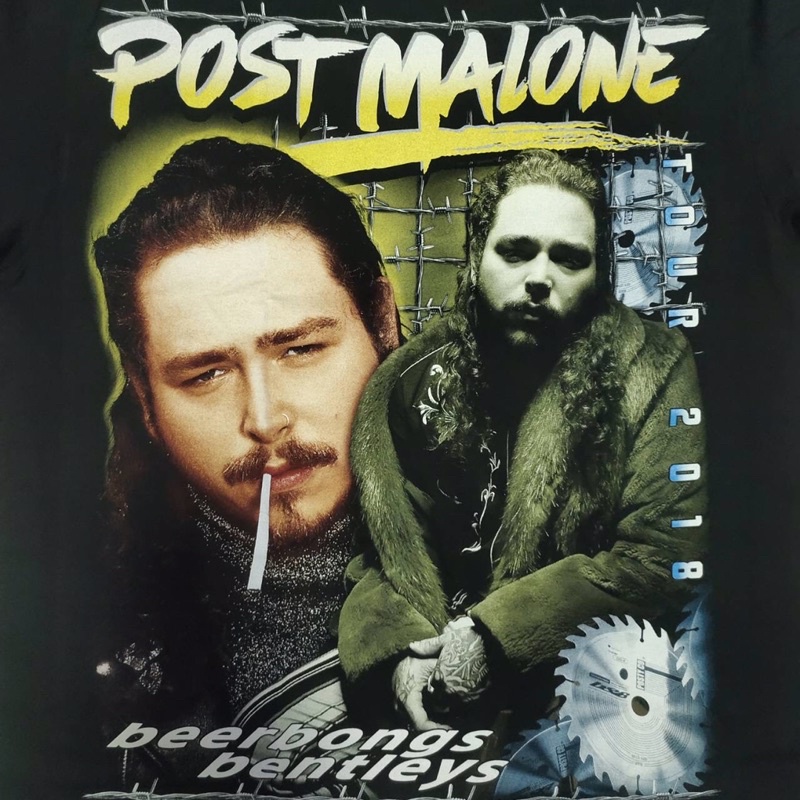 เสื้อยืด-postmalone-เสื้อวง-post-malone