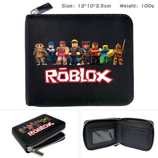 สินค้า [พร้อมส่ง] Roblox กระเป๋าสตางค์ ใบสั้น ลายการ์ตูนอนิเมะ พับได้ครึ่งหนึ่ง สําหรับเด็กนักเรียนผู้ชาย ผู้หญิง