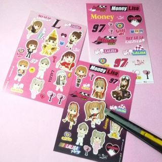 ภาพขนาดย่อของภาพหน้าปกสินค้าBLACKPINK LA LA LISA : Sticker ไดคัท จากร้าน idolmylove บน Shopee