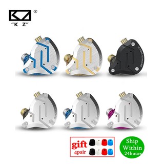 สินค้า KZ ZS10 PRO 1DD+4BA HIFI Metal Headset Hybrid In Ear Earphone Sport Noise Cancelling Headset AS10 ZSN PRO CA16 ZSX C12 V90 VX T4