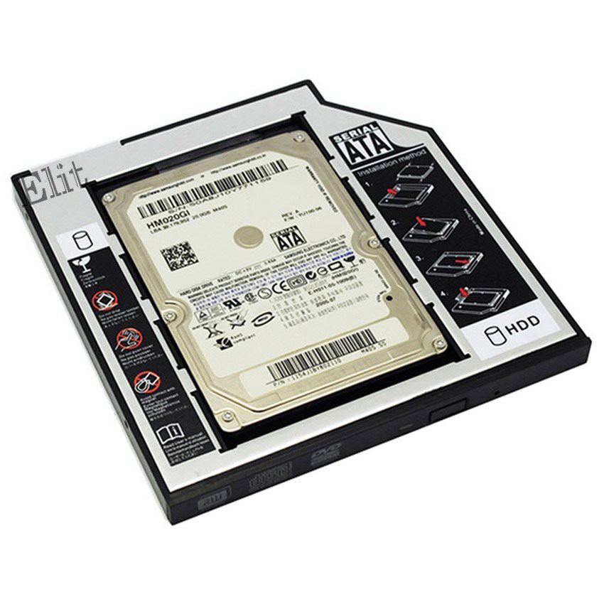 ถาดใส่-hdd-ssd-ในช่อง-cd-dvd-ของ-notebook-รุ่นความหนา-9-5-12-7-mm-universal-2-5-sata-2nd-hdd-ssd-hard-drive-caddy