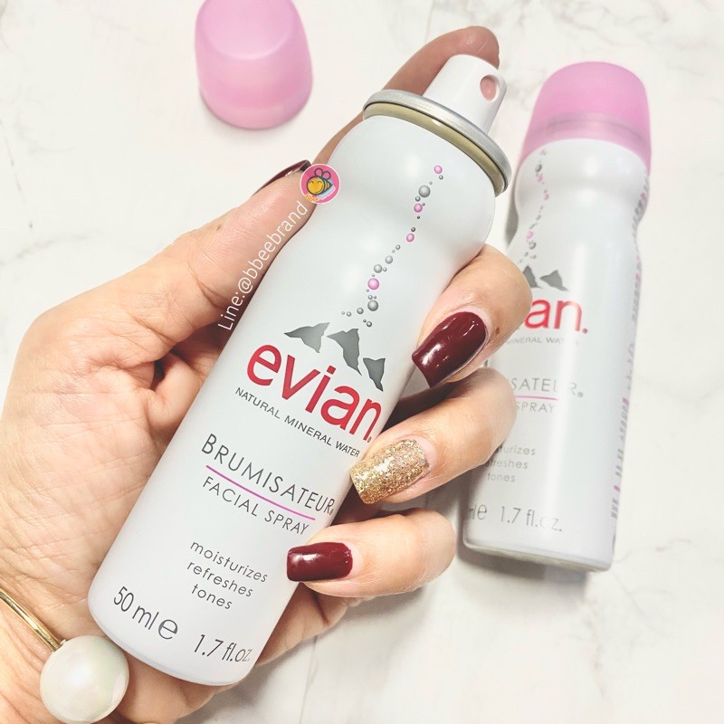 evian-brumisateur-facial-spray-50ml-น้ำแร่บริสุทธิ์-ผลิตบนยอดเขาอันบริสุทธิ์ของเทือกเขาแอลป์-ประเทศฝรั่งเศส