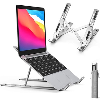 Aluminum Alloy Laptop Holder Stand Adjustable Foldable Portable for Notebook Computer Bracket Lifting Cooling Holder Non