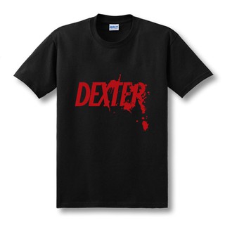 เสื้อยืดใหม่ 2022ผู้ชายเสื้อยืด Men T Shirt Mens Fashion Cottoned DEXTER เสื้อยืดสั้นเสื้อ T Top TeesL XL  XXL 3XL