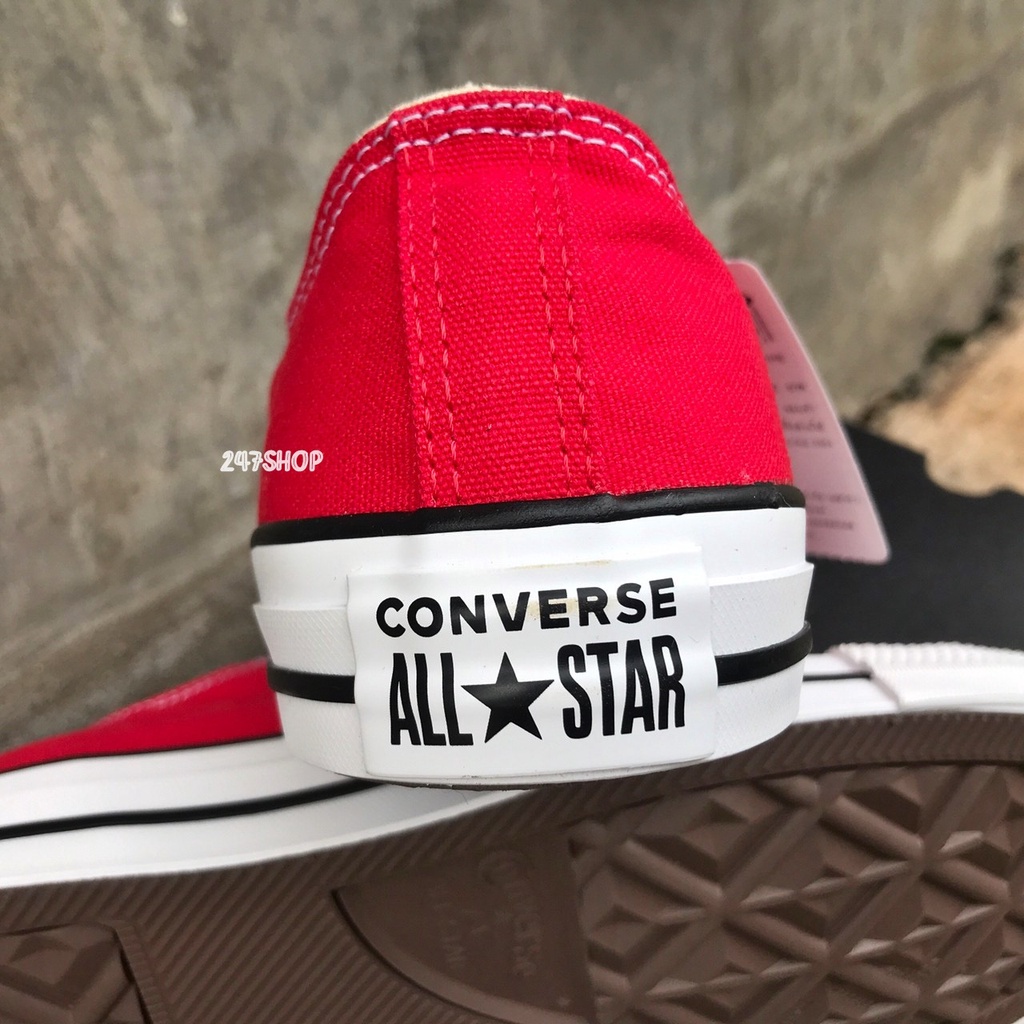 รองเท้าคอนเวิร์สสีแดง-รองเท้าผ้าใบ-คอนเวิร์ส-แท้-100-converse-ctas-seasonal-ox-red-m9696cs1re-พร้อมส่ง