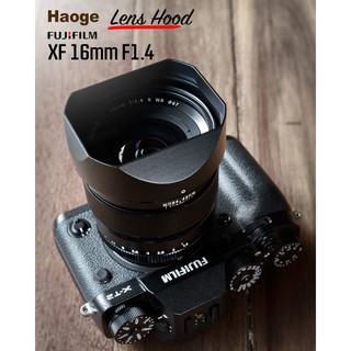 ฮูด Fuji 16mm f1.4 Haoge LH-X16B Lens Hood