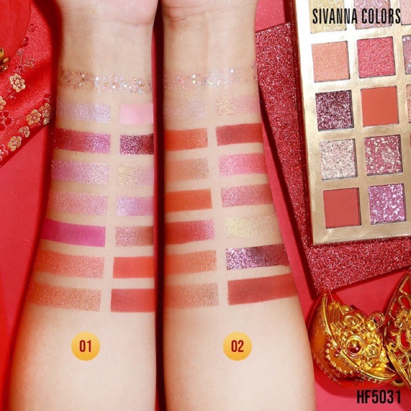 เคลียหน้าร้าน-ที่ทาตา-อายแชโดว์-sivanna-colors-hf5031-สีทาตา-พาเลตตา