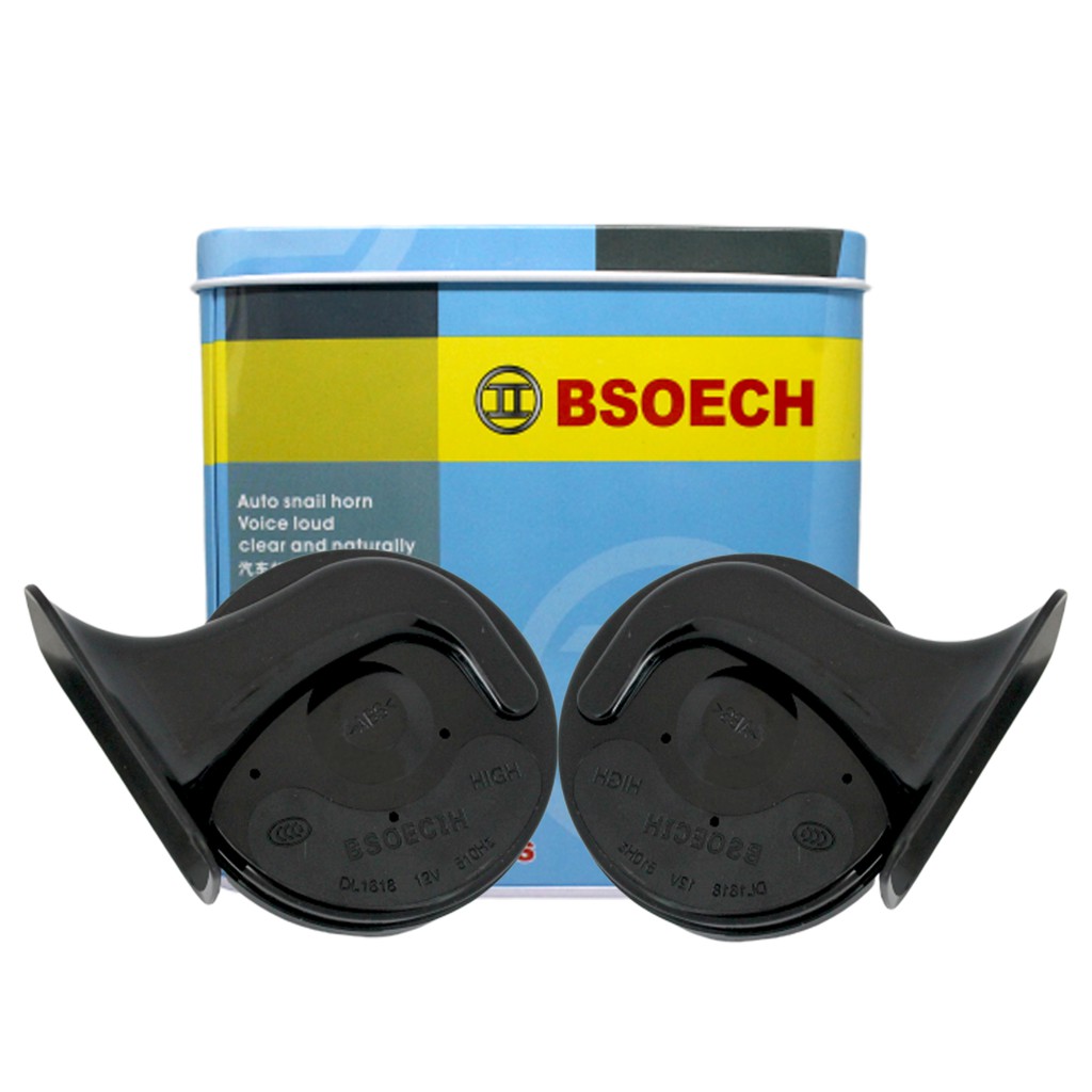 แตรรถยนต์-แตรรถซิ่ง-แตรหอยทากซิ่ง-แตรหอยทาก-bosch-12v-24v-snail-horn-เสียงรถเบนซ์-แตรสำหรับรถยนต์และรถมอเตอร์ไซค์