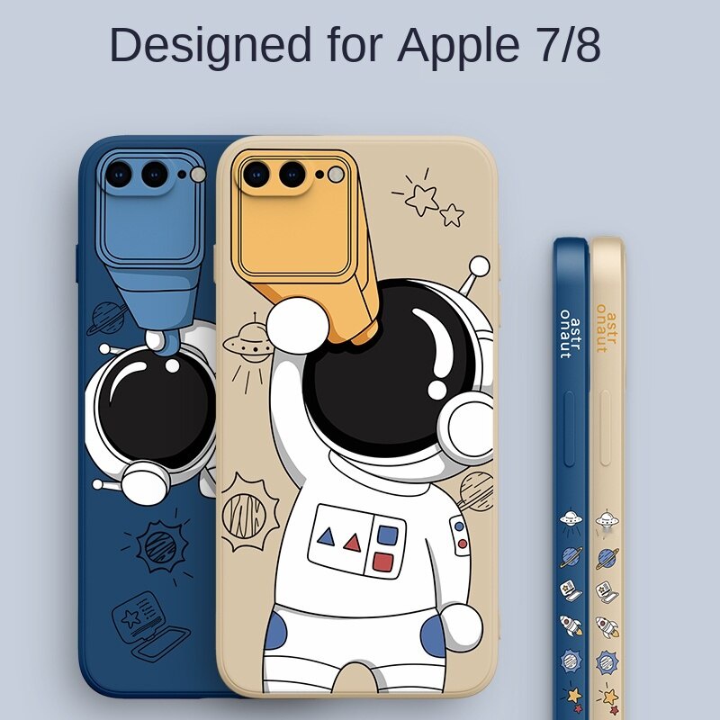 เคสไอโฟน7พลัส-ลายด้านข้าง-นักบินอวกาศ-เคส-iphone12promax-เคสiphone11-เคสซิลิโคน-astronaut-เคส-apple-i11-เคส-iphone7-i8p-เคสไอโฟน6plus-xs-max-silicone-11-เคส-iphone-7plus-8-เคสไอโฟน6splus-iphone12proma