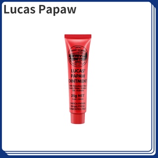สินค้า Lucas Papaw Ointment 25 กรัม ลิปหลอดแดง ลิปบาล์มมะละกอจากออสเตรีย แท้ 100% พร้อมส่ง
