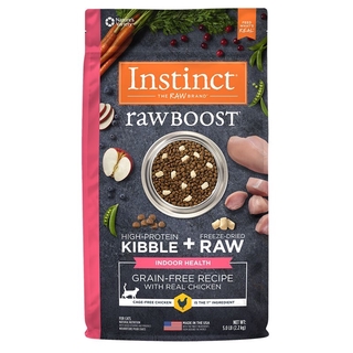 Instinct Raw Boost Indoor Chicken Cats 5lb (2.2kg) อินสติงต์ รอว์บูส อินดอร์ ชิคเค่น สำหรับแมวเลี้ยงในบ้าน