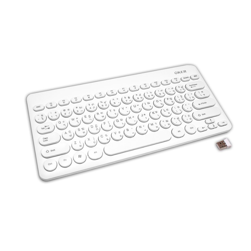 oker-wireless-keyboard-mini-k2620-ไร้สาย