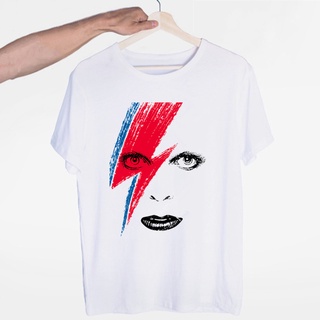 เสื้อยืด ใหม่  พิมพ์ลายเพลงร็อคอังกฤษ Rip David BowieTShirt สไตล์ฮิปฮอป สําหรับผู้ชาย และผู้หญิง