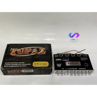 TOPAZ TP-5 ปรีแอมป์รถยนต์ ปรีแอมป์ 5 แบนด์ สามารถปรับแต่งเสียงได้ 5ย่านความถี่ เสียงดีมาก