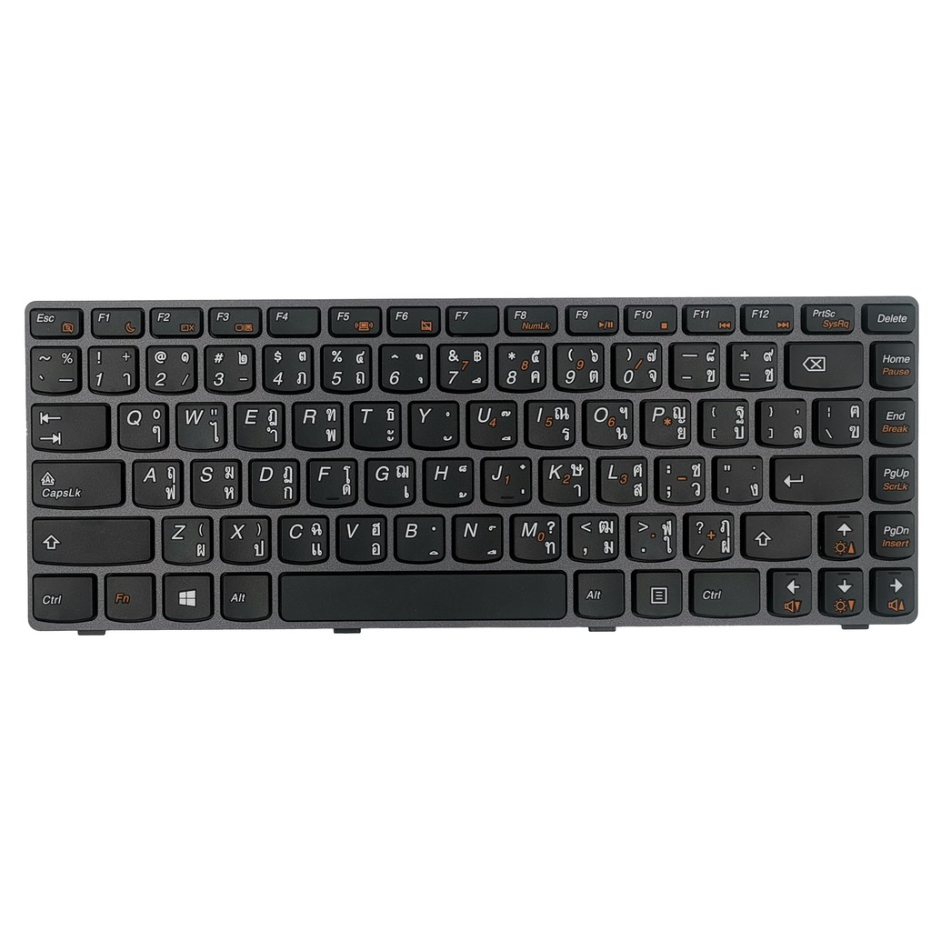 คีย์บอร์ด Keyboard Lenovo IdeaPad G480 G480A G485 G485A Z380 Z480 Z485 ...