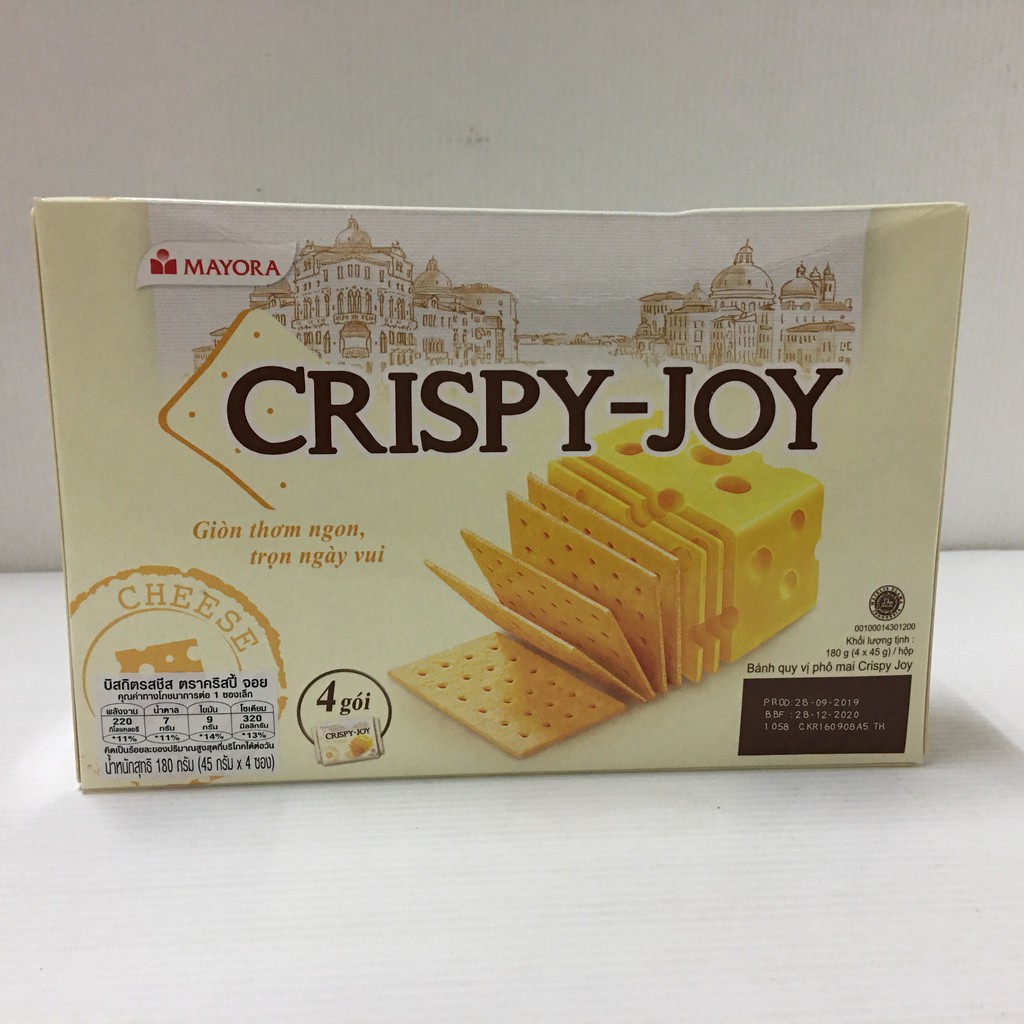crispy-joy-บิสกิตรสชีส-ตรา-คริสปี้-จอย-45-กรัม-x-4-ซอง-180-กรัม-แครกเกอร์รสชีส-กรอบ-อร่อย