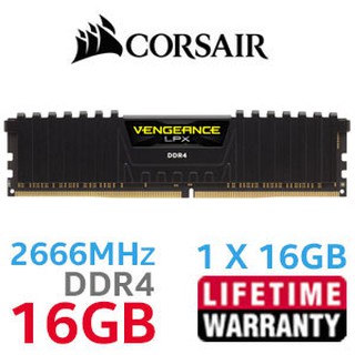 ภาพหน้าปกสินค้า16GB (16GBx1) DDR4/2666 RAM PC (แรมพีซี) CORSAIR VENGEANCE LPX Warranty LT ที่เกี่ยวข้อง
