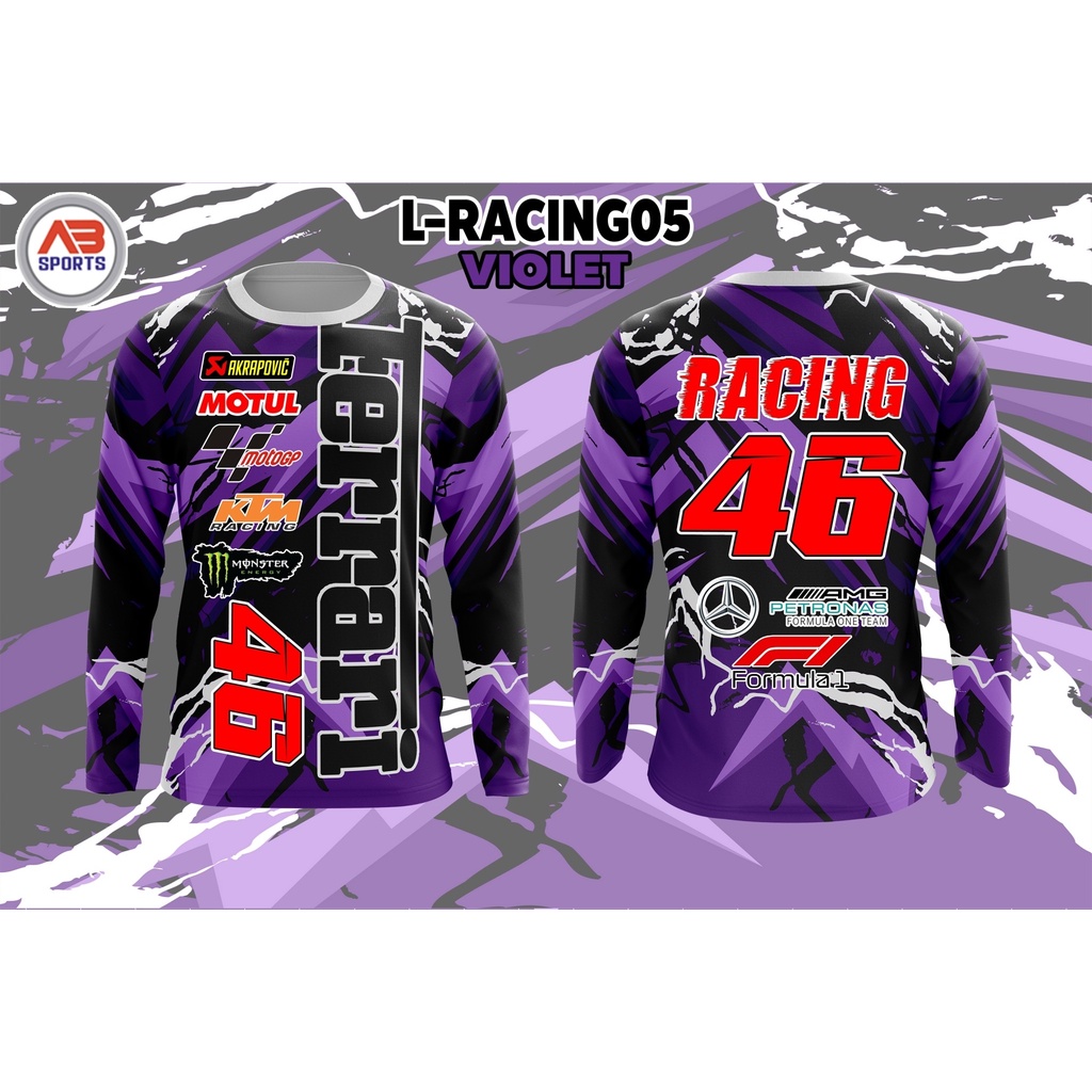 เสื้อแขนยาว-พิมพ์ลายรถแข่ง-l-racing05