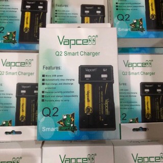 สินค้า (เเท้100%) รางชาร์จ Vapcell Q2 Original (พร้อมใบCertifildแท้100%จากผู้ผลิตVapcell)