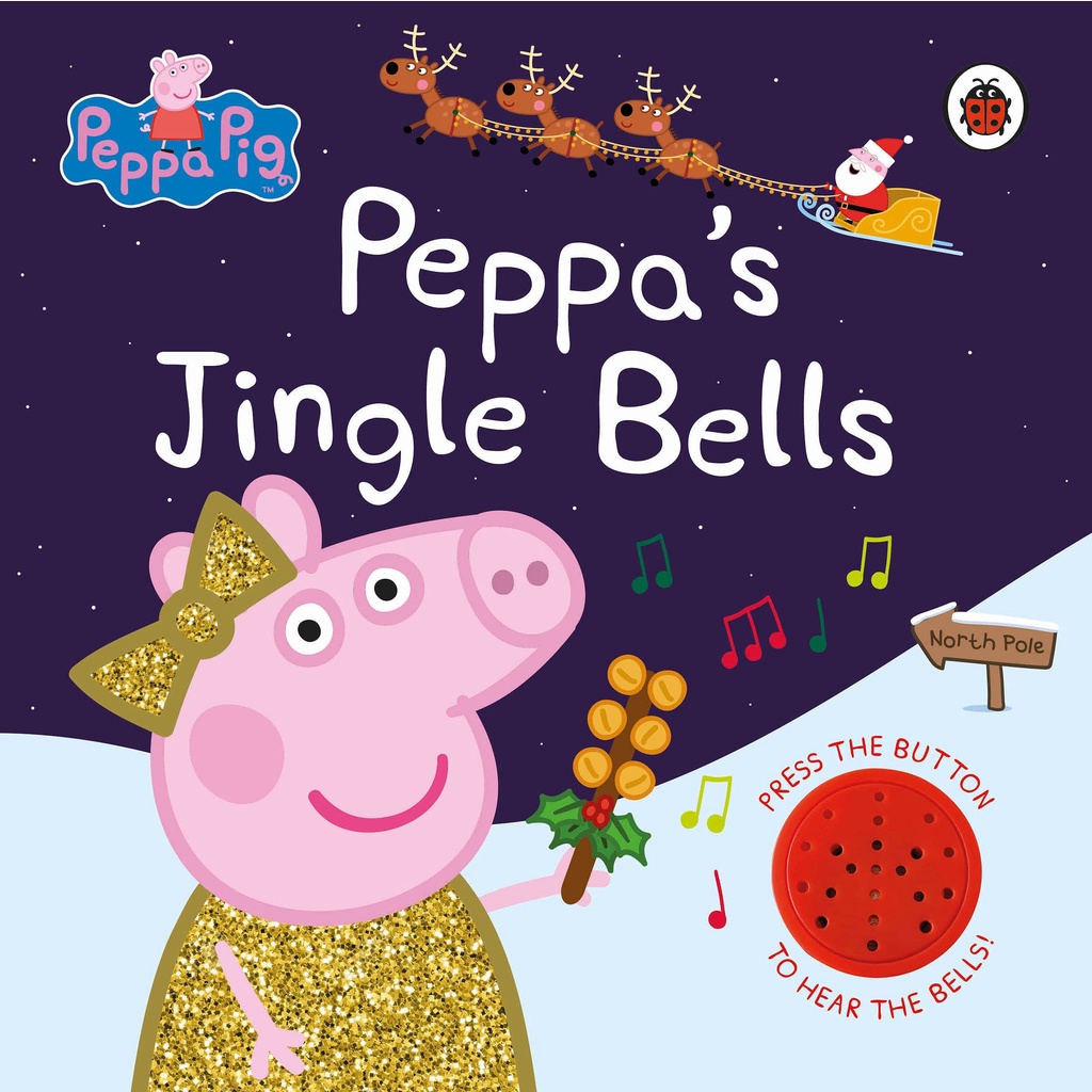 หนังสือนิทานภาษาอังกฤษ-peppa-pig-peppas-jingle-bells-hardcover