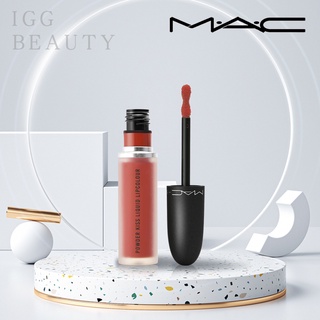 สินค้า แท้% พร้อมส่ง M.A.C Matte MAC COSMETICS Powder Kiss Liquid Lip colour ลิปลิขวิดแมทท์ให้เนื้อสีที่ฉ่ำแน่น