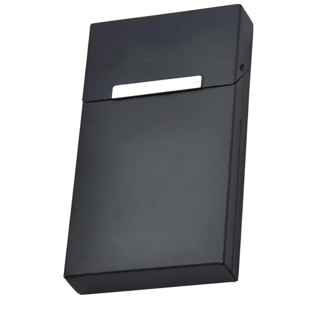 fin-1-กล่องใส่บุหรี-กล่องอลูมิเนียมใส่บุหรี-case-aluminium-box-no-2902-สีดำ