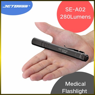 Jetbeam Se-A02 ไฟฉาย Led 280Lumen Xp-G ใช้แบตเตอรี่ Aaa สําหรับใช้ในท้ายรถยนต์