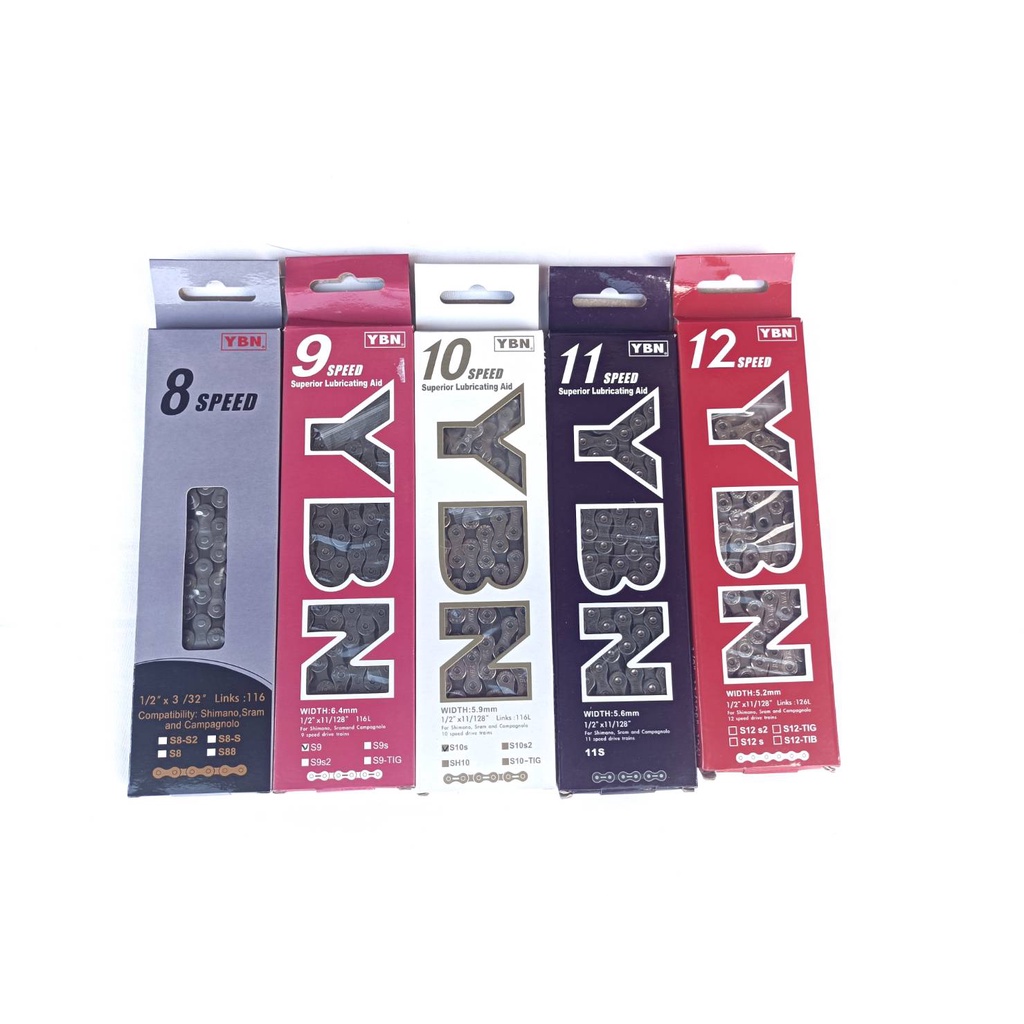 โซ่ ybn รุ่น sla มีให้เลือกหลายสปีด 8-12 sp. | Shopee Thailand