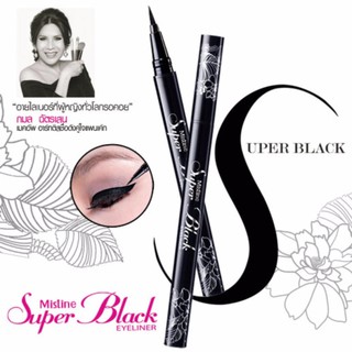 ภาพขนาดย่อของภาพหน้าปกสินค้าMistine Super Black Eye Liner 1g. มิสทีน ซุปเปอร์ แบล็ค อายไลเนอร์ จากร้าน pbcosmshop บน Shopee