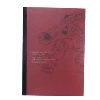 สมุดกันดั้ม gundam notebook MS-06S exclusive chars zaku แดง