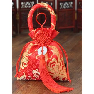 ภาพหน้าปกสินค้าถุงส้มตรุษจีน ถุงส้มมงคล ถุงส้มแดง กระเป๋าผ้า พร้อมส่ง จากไทย ของจริงสวยมาก ที่เกี่ยวข้อง